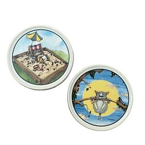 Cats Relaxing Coaster Trinket Dishes Gary Patterson